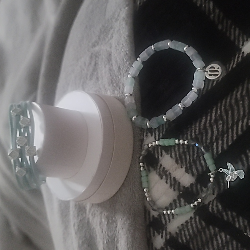 Silver Bracelet with Charms and Beads - Picture 2 of 9